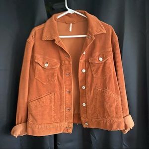 Free people corduroy Jean jacket